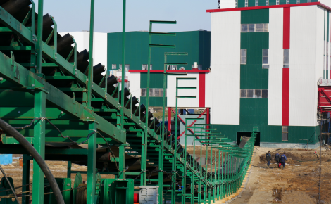 Пассат закончил монтаж и запустил конвейеры на солеотвале Нежинского ГОКа